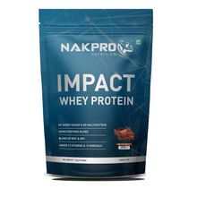 NAKPRO Impact Whey Protein Powder - Double Rich Chocolate