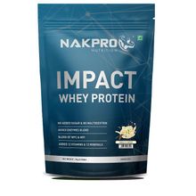NAKPRO Impact Whey Protein Powder - Vanilla