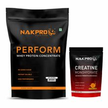 NAKPRO Perform Whey Protein Isolate Unflavoured With Creatine Monohydrate Tangy Orange