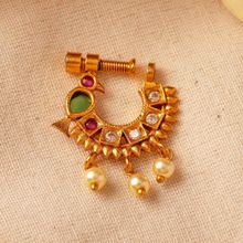 Azai by Nykaa Fashion Festive Traditional Gold Nose Ring
