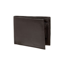 Teakwood Men'S Genuine Leather Dark Brown BI Fold RFID Solid Wallet (WLT_503_DARK_BROWN)