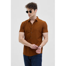 Snitch Rust Orange Stitchless Stretch Shirt