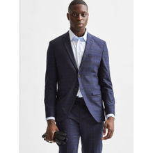 Selected Blue Check Formal Suit Blazer