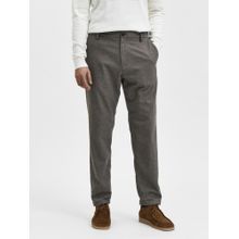 Selected Brown Mid Rise Semi-Tailored Chinos