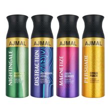 Ajmal India Nightingale, Distraction, Magnetize & Persuade Deodorant Combo