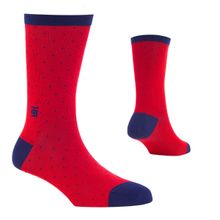 SockSoho Merlot Edition Socks - Red (Free Size)