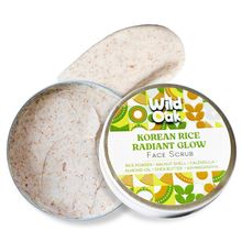 Wild Oak Korean Rice Radiant Glow Face Scrub