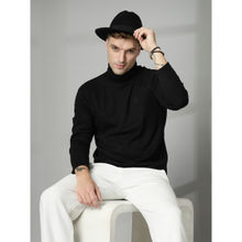 CHKOKKO Black Turtle Neck T-Shirt