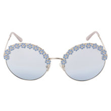 Guess Sunglasses Round With Blue Lens For Women