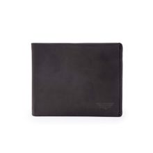 Red Tape Bond Street by Red Tape Men Black Leather Two Fold Wallet with RFID (One Size)