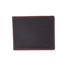 Red Tape Bond Street by Red Tape Men Black Leather Two Fold Wallet with RFID (One Size)