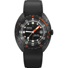 Doxa Sub 300 Carbon Date Analog Dial Color Black Men Watch- 822.70.101.20