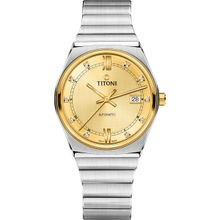 Titoni Impetus Date Analog Dial Color Champagne Men Watch 83751 Sy-631