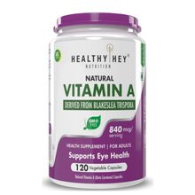 HealthyHey Nutrition Natural Vitamin A - Veg Capsules