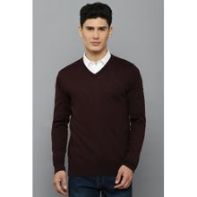 Allen Solly Maroon Sweater