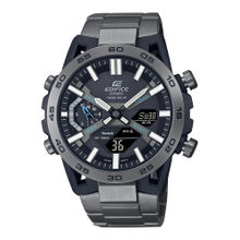 Casio Edifice ECB-2000DC-1ADF Black Ana-Digi Dial Gray Ip Stainless Steel Band Men'S Watch Ed565