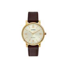 Casio Men Enticer Beige Dial Analog Watch - MTP-SN1GL-9A (M)