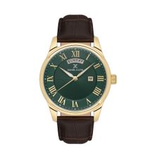 Daniel Klein Premium Men Green Dial Leather Strap Watch - DK.1.13819-4 (M)