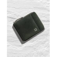 Hidesign Genuine Leather Men's Bi Fold Wallet - Olive