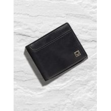Hidesign Genuine Leather Men's Bi Fold Wallet - Black