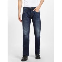 Jack & Jones Dark Blue Low Rise Bootcut Jeans -28
