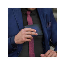 Lapis Bard Ducorium Bi Fold Evening Wallet With Additional Sleeve - Blue