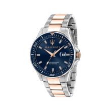 Maserati Sfida Date Analog Dial Blue Color Men Watch- R8853140003