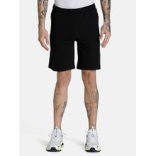 Puma Zippered Jersey Mens Black Shorts