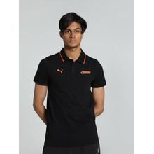 Puma Orangutan Travel Polo Mens Black T-Shirt