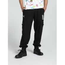 Puma X Rcb Graphic Mens Black Joggers