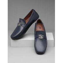 U.S. POLO ASSN. Raptor Men Casual Solid Navy Blue Drivers