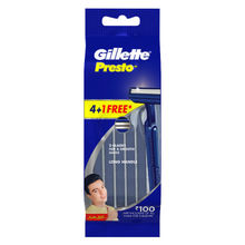 Gillette Presto Manual Shaving Razor Gift (Pack Of 5)