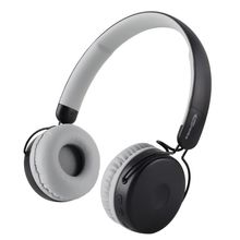 Portronics Muffs M Wireless Bluetooth 5.0 Stereo On-Ear Headphones Hands Free Mic & AUXPort(Grey)