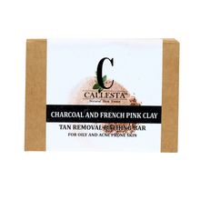 Callesta Charcoal And French Pink Clay Handmade Soap