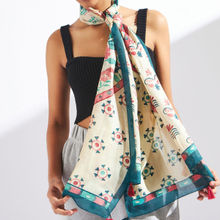 Chumbak Jaipur Cream Scarf