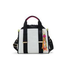 Aldo Eviecarry Womens Multicolor Satchel with Detachable Strap and Key Pouch
