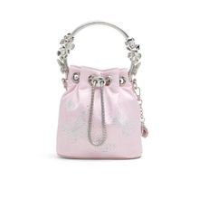 Aldo Glindafied Womens Pink Bucket Bag with Detachable Strap