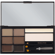 Makeup Revolution Ultra Brow Kit, Medium To Dark