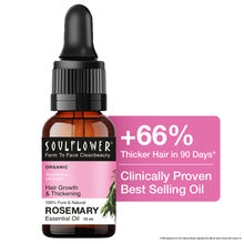 Soulflower Rosemary Essential Oil 100% Pure and Natural for Moisturising Skin, Hair Nourishment