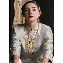 Odette Multicolor Brass Necklace Set