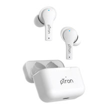 pTron Bassbuds Tango with ENC, 40Hrs Playtime, BT v5.1, Deep Bass, Movie Mode TWS Earbuds (White)