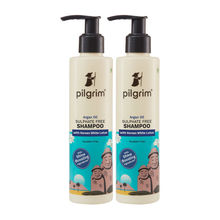 Pilgrim Argan Oil Sulphate-Free Shampoo with Camellia & White Lotus - Nourishes Hair - Pack of 2