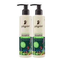 Pilgrim Patua & 10X Keratin Smoothening Shampoo For Dry & Frizzy Hair - Pack Of 2