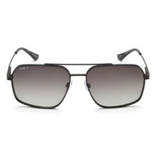 IMAGE Men Full UV Protected Gradient Grey Lens Square Sunglasses (58)