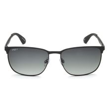 IMAGE Men Full UV Protected Gradient Grey Lens Square Sunglasses (59)