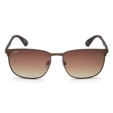 IMAGE Men Full UV Protected Gradient Brown Lens Square Sunglasses (59)