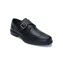 ERGON City EC-05 Men Black Formal Monk Straps