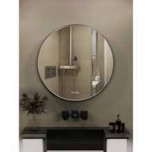 Plantex Round Shape Wall Mounted Frameless Mirror