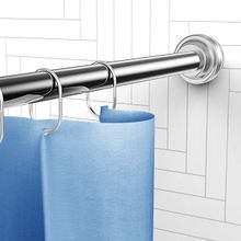 Story@Home Chrome Finish Stainless Steel Adjustable Extendable Stable Shower Rod