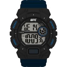 Timex UFC Round 50mm Silver Dial Digital Men Watch - TW5M535000D
